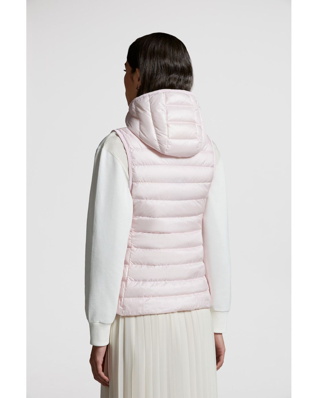 Pink moncler vest sale