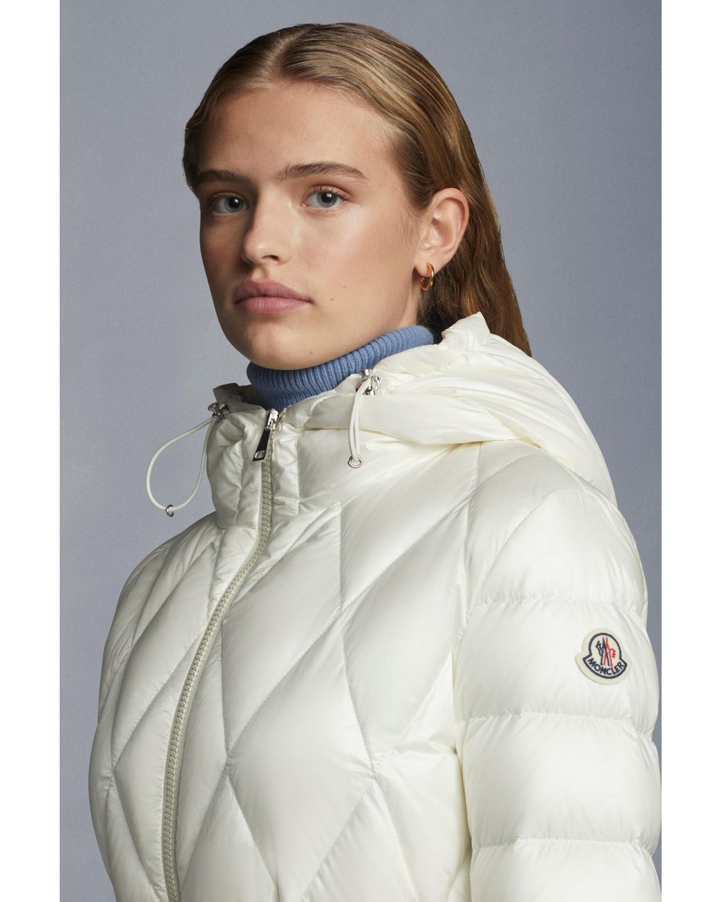 moncler white parka