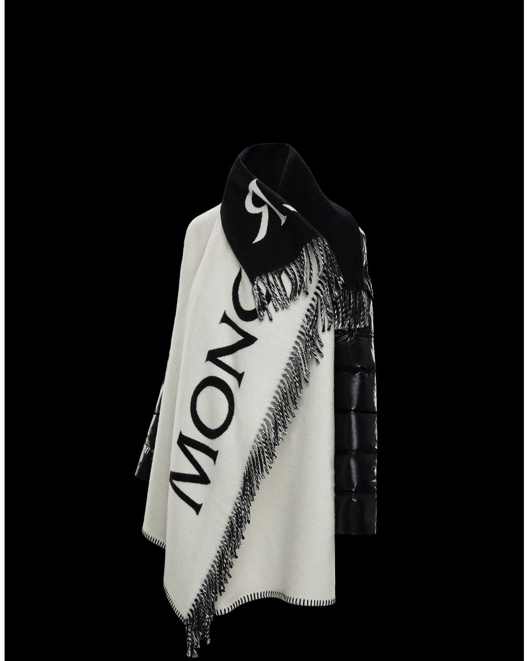 Moncler Synthetic Cape in White | Lyst