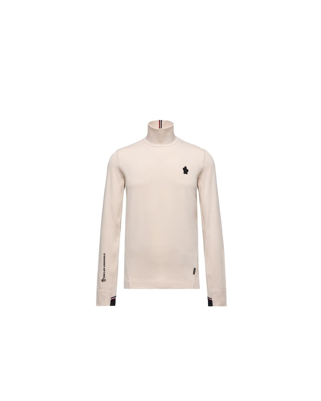 Moncler Natural Moncler Polartec Polo Neck for men