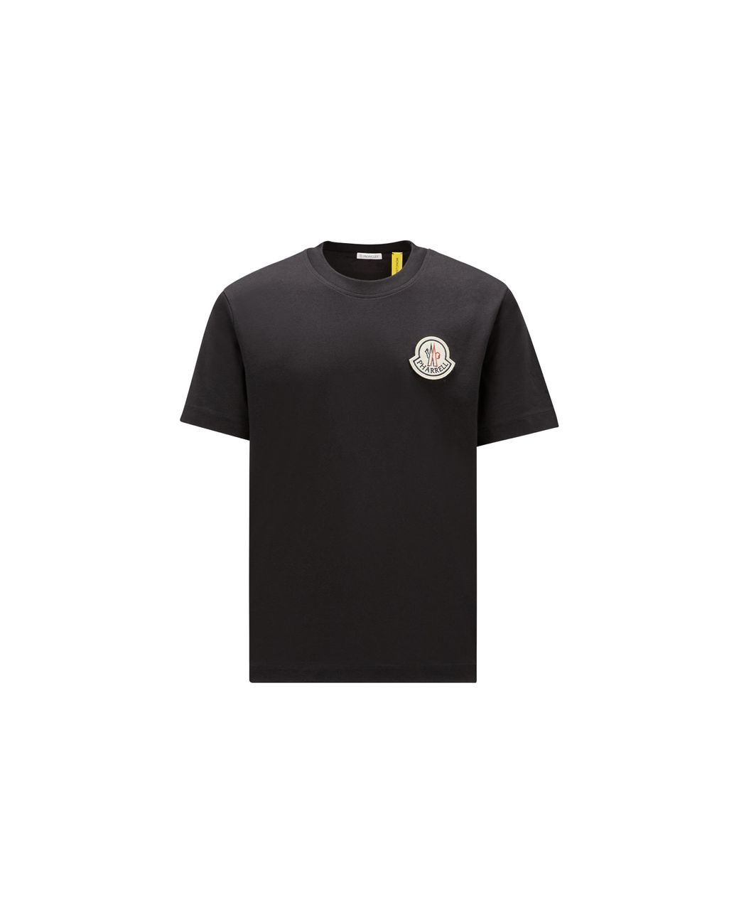 X Pharrell Williams T-shirt con patch del logo di Moncler in Nero | Lyst