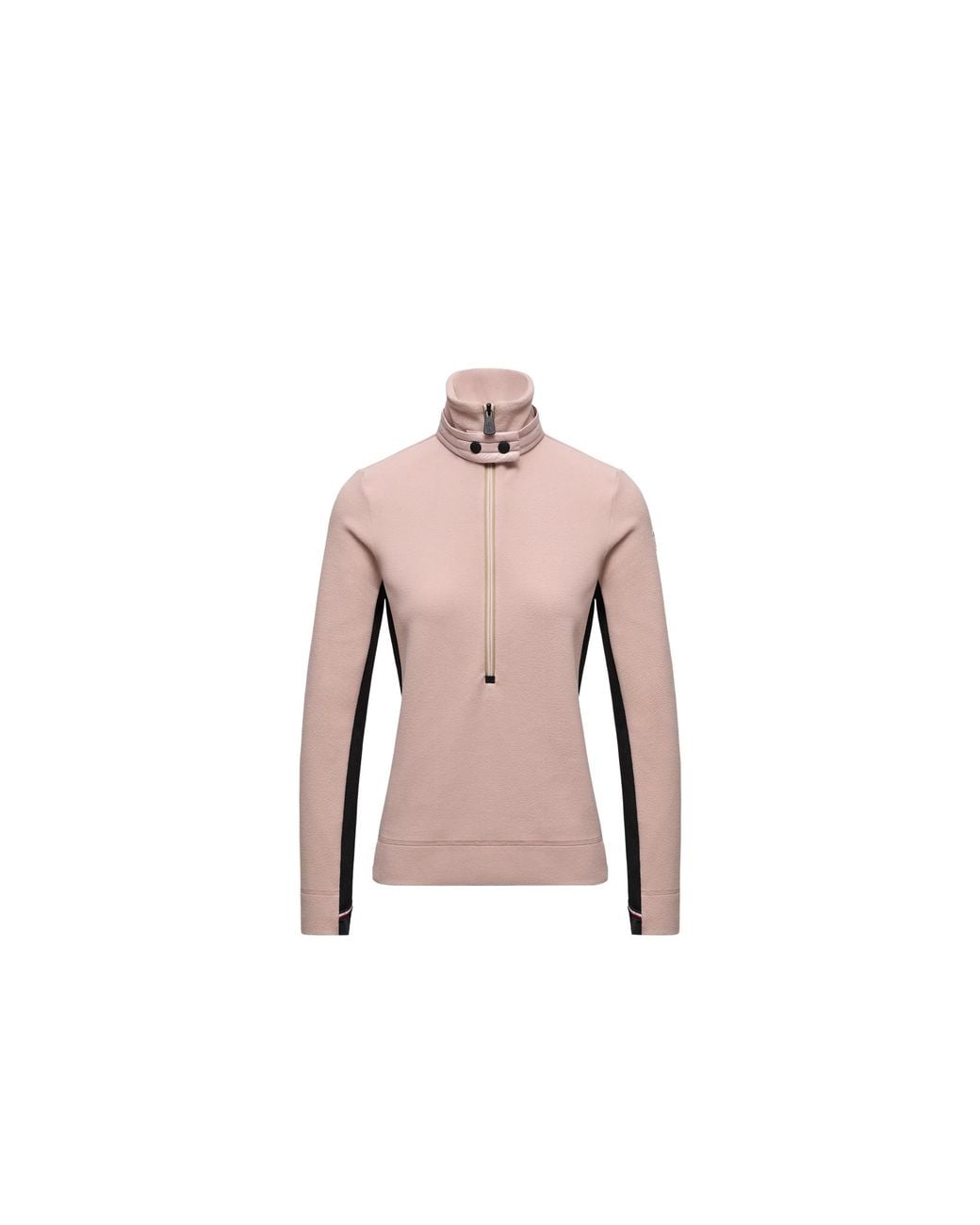 Moncler Pink Moncler Half-Zip Sweatshirt