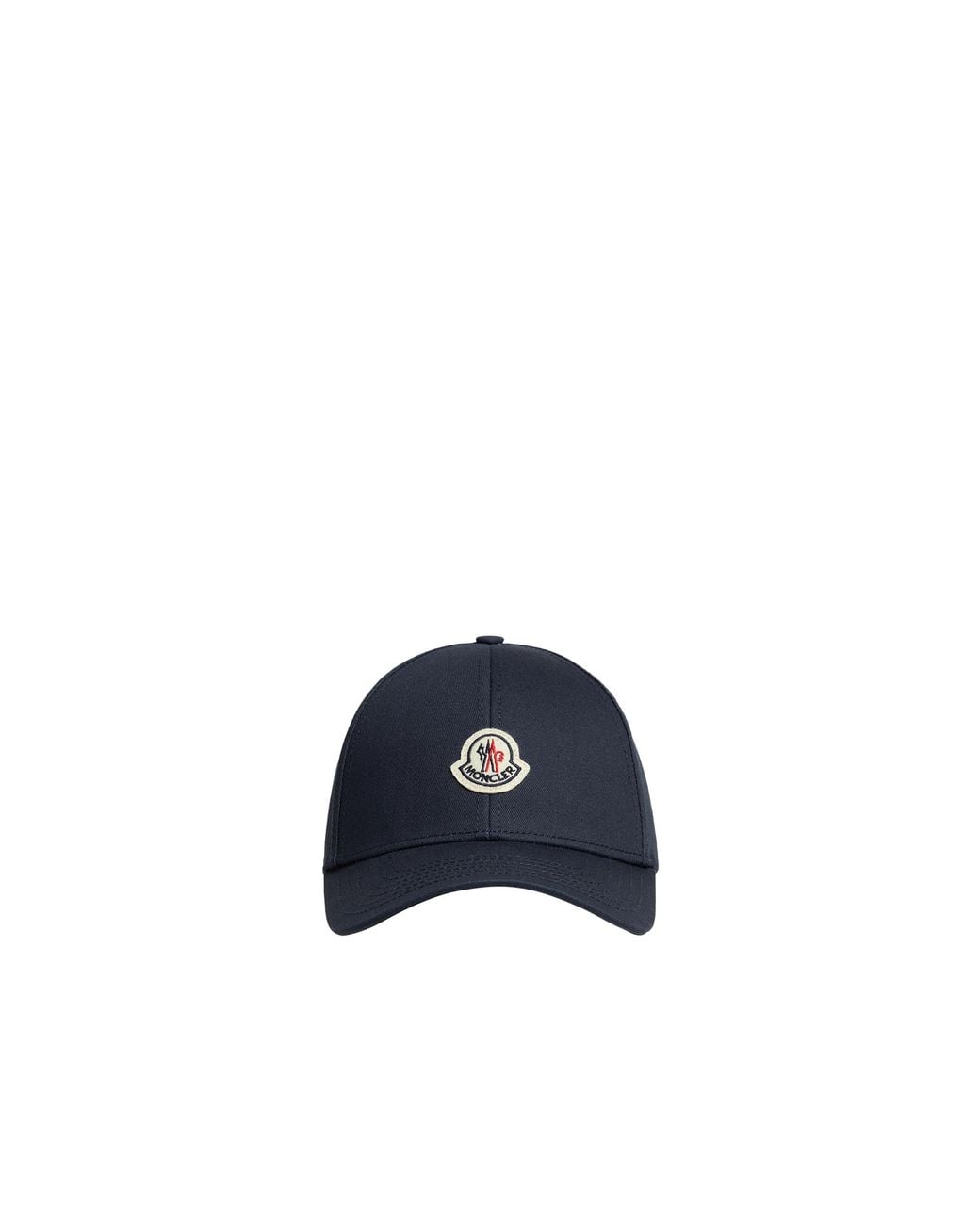 Moncler Blue Moncler Cotton Gabardine Baseball Cap for men
