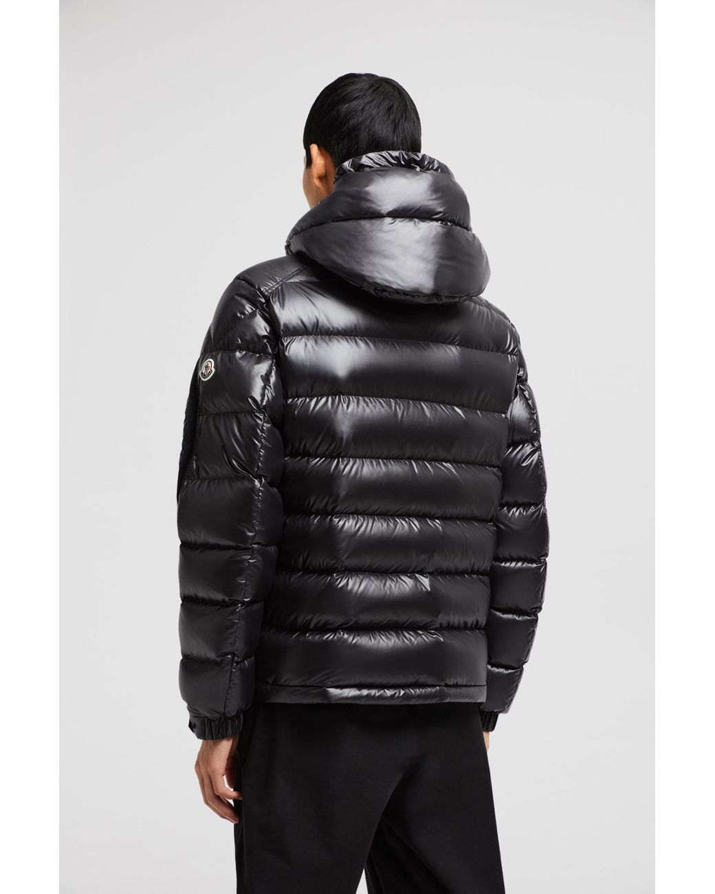 Moncler Solander Batman Hooded Short Down Jacket in Black for Men