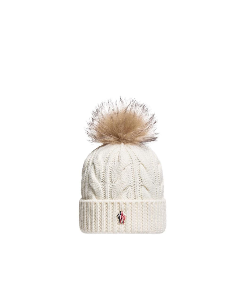 Berretto di Moncler in Natural