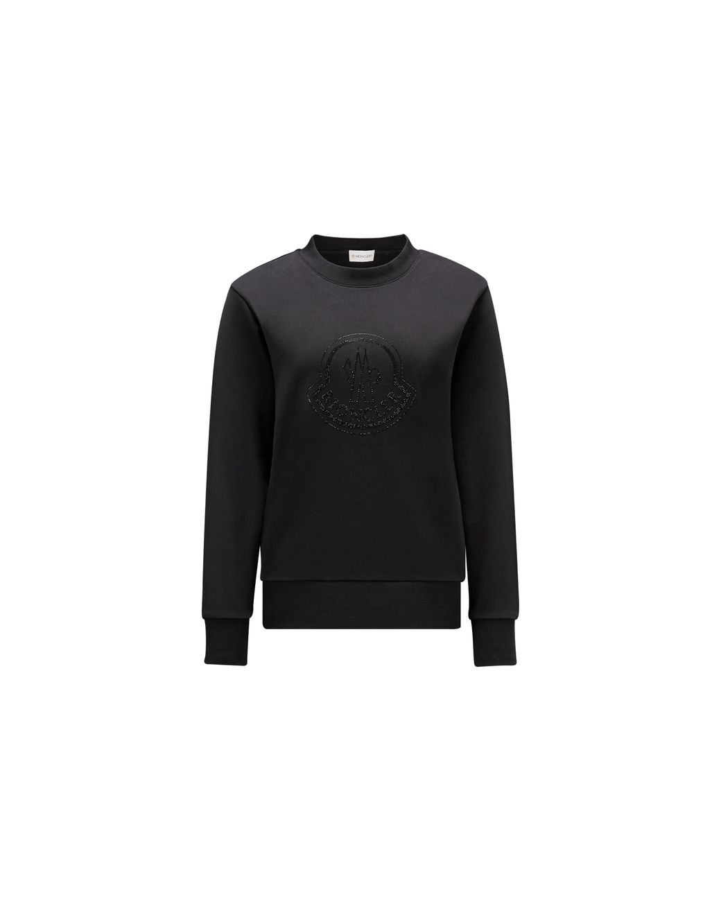 MONCLER Logo sweatshirt with crystals