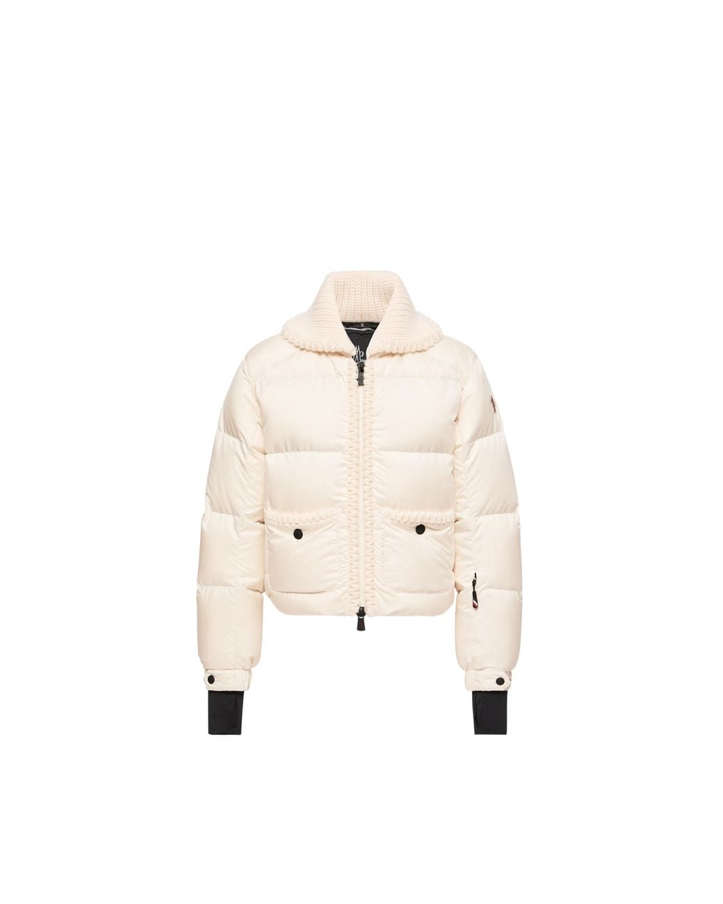 Moncler Natural Moncler Jolie Wool-Trimmed Insulated Ski Jacket