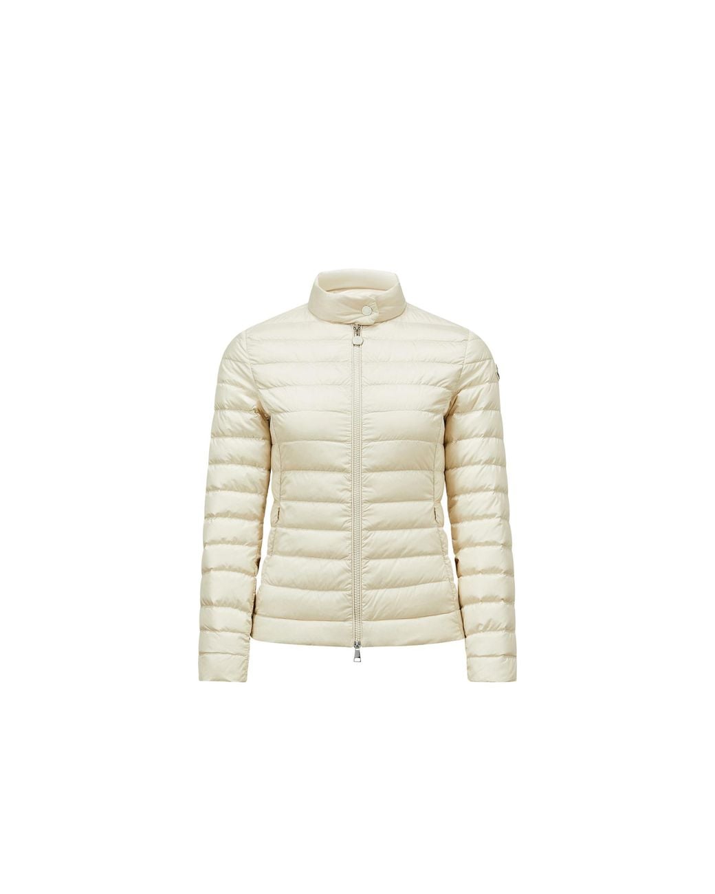 Moncler White Igelle Short Down Jacket