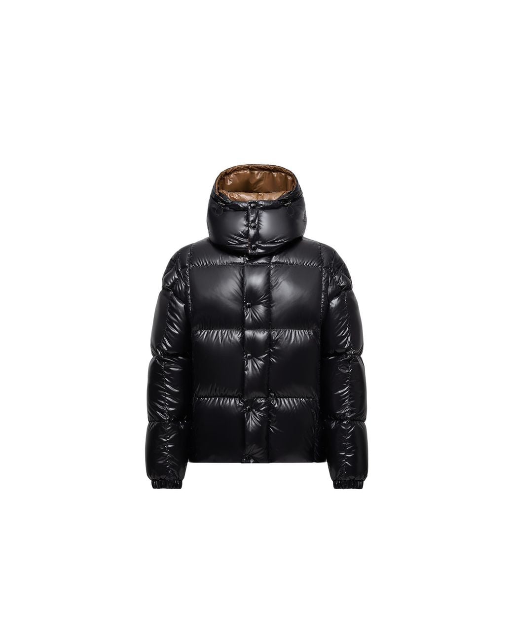 Moncler Black Moncler Parana Hooded Short Down Jacket for men