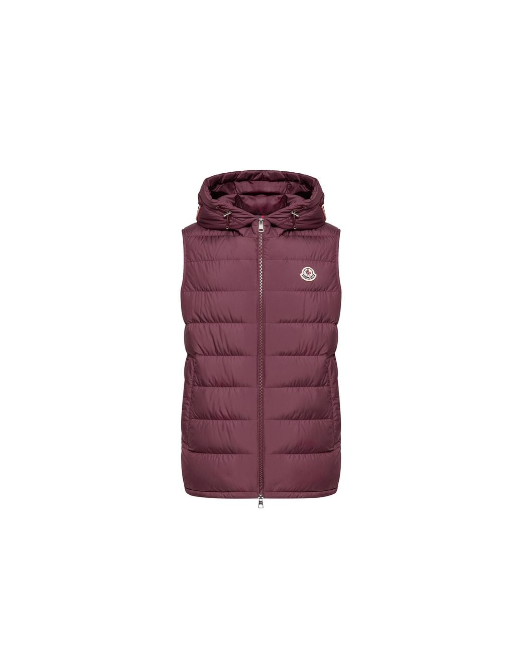 Moncler Purple Moncler Marseillan Hooded Down Vest for men