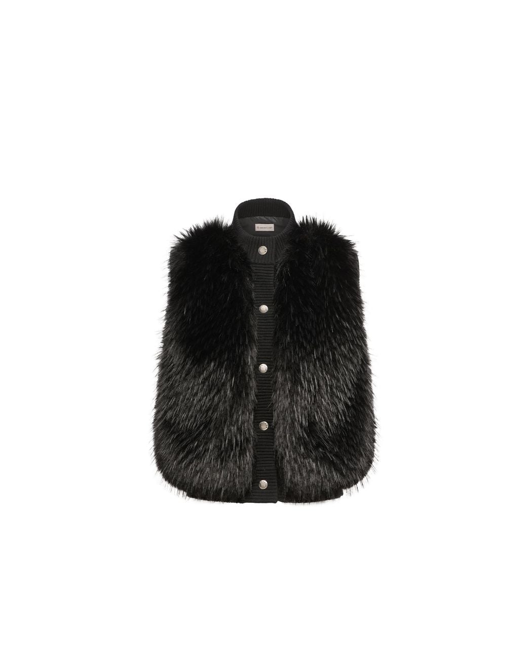 Moncler Black Moncler Wool Down Gilet