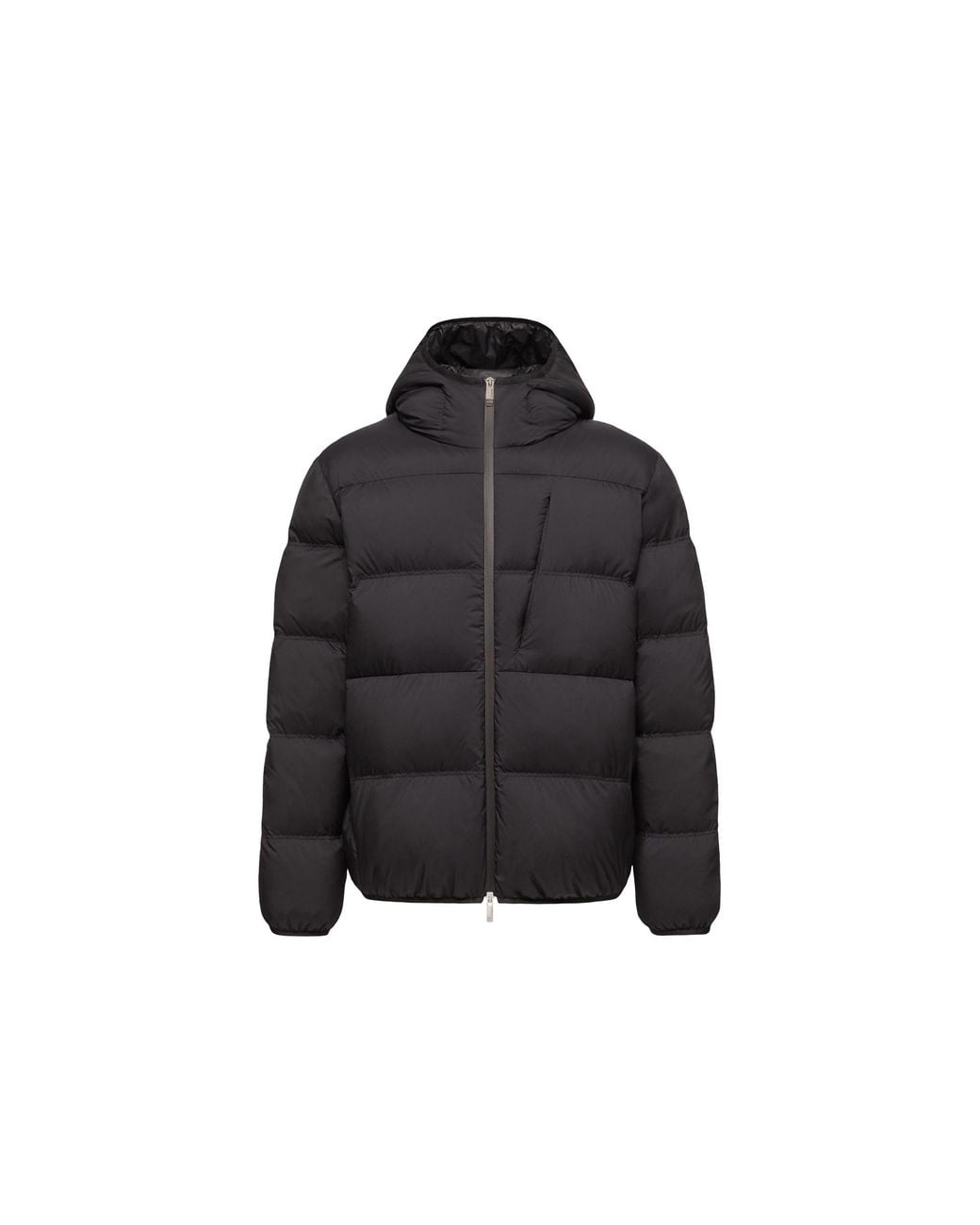 Moncler Black Moncler Poitevin Hooded Short Down Jacket for men