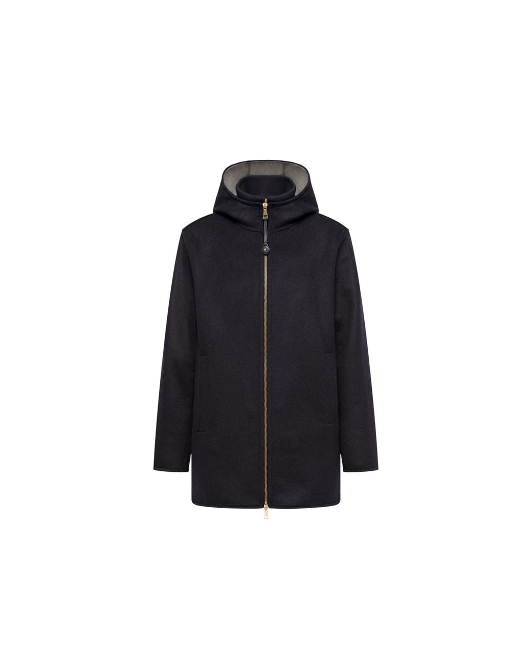 Moncler Blue Moncler Hemiptere 3-In-1 Hooded Wool & Cashmere Down Jacket