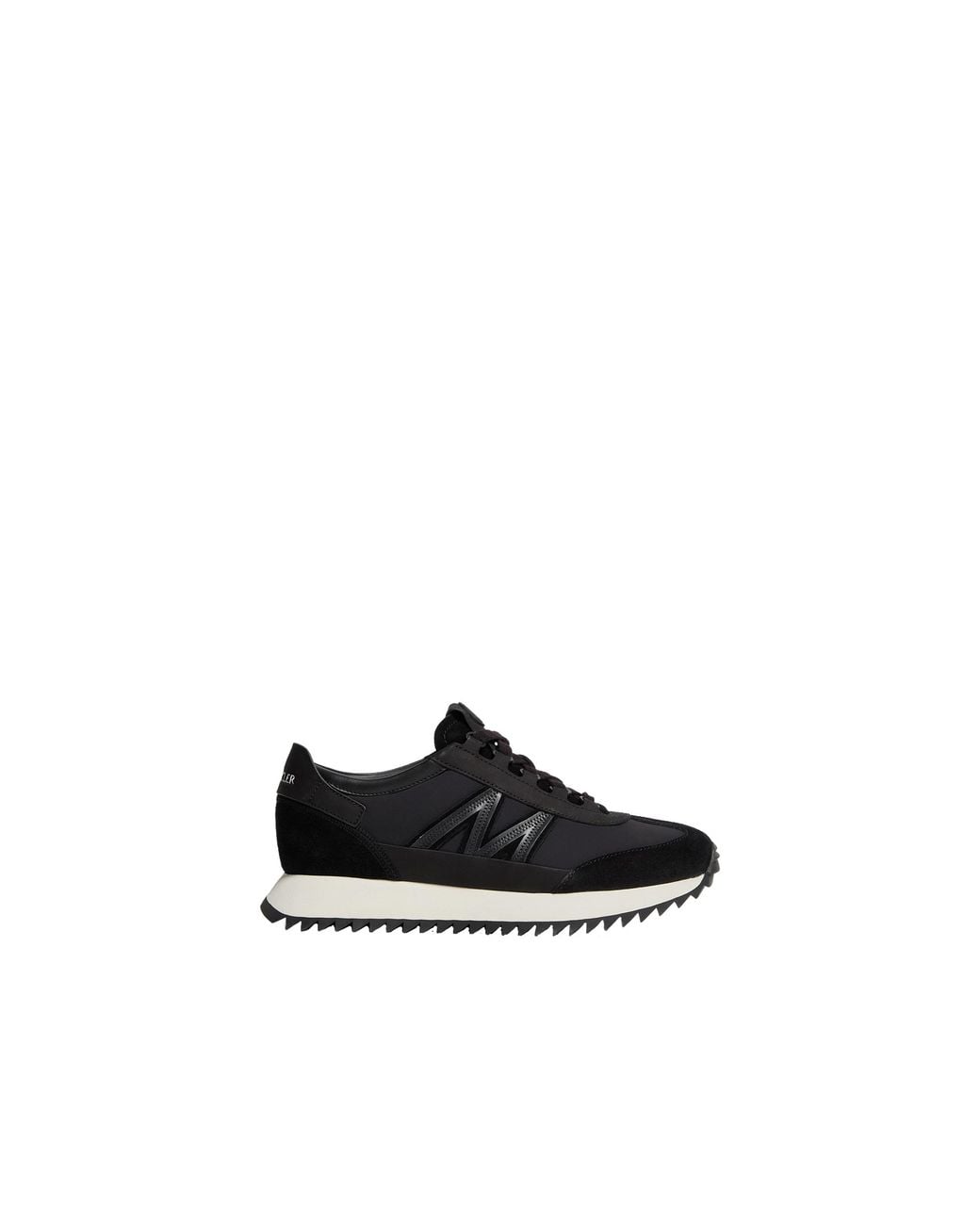 Moncler Black Moncler Pacey2 Suede & Nubuck Sneakers
