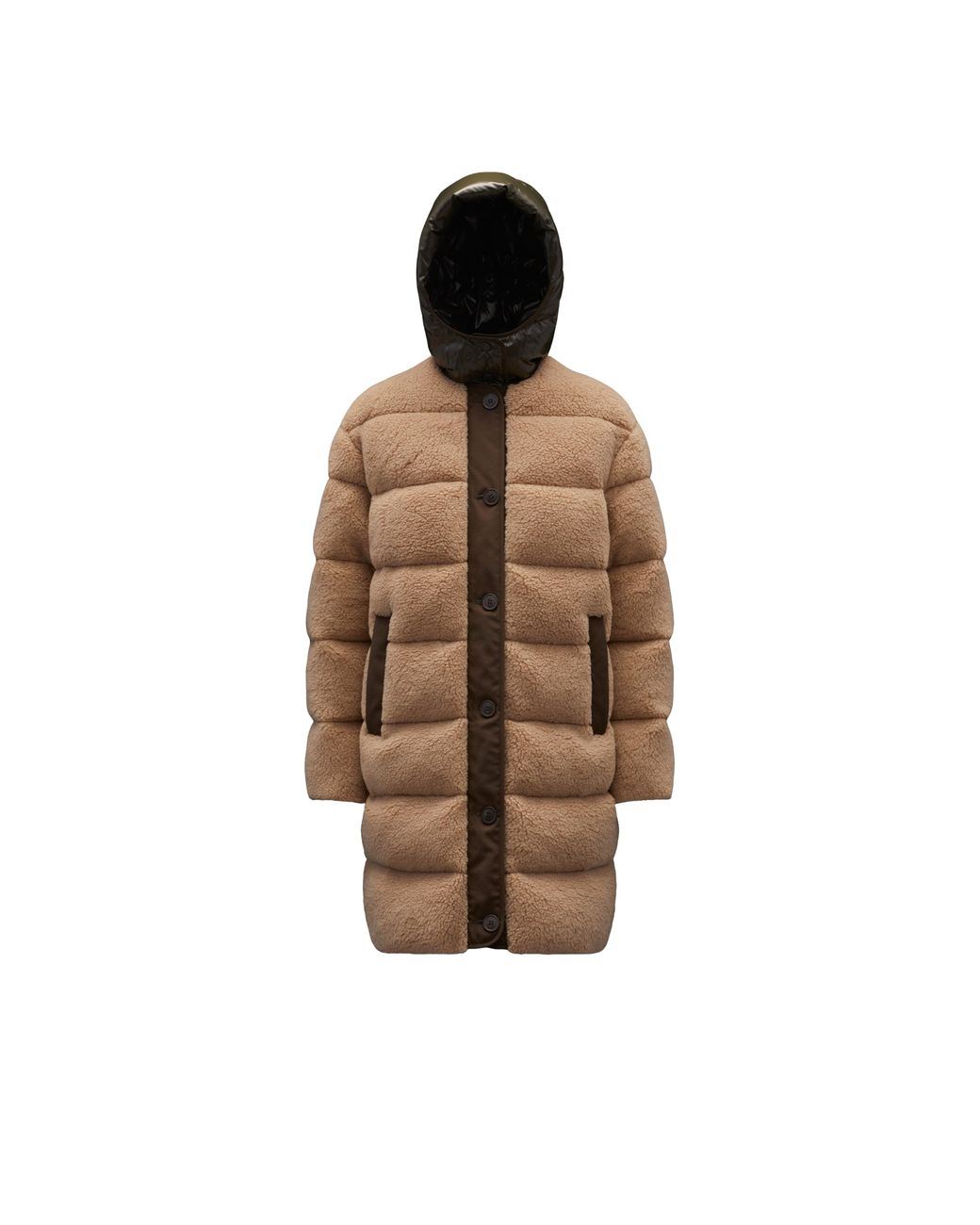 moncler charamillion long down jacket