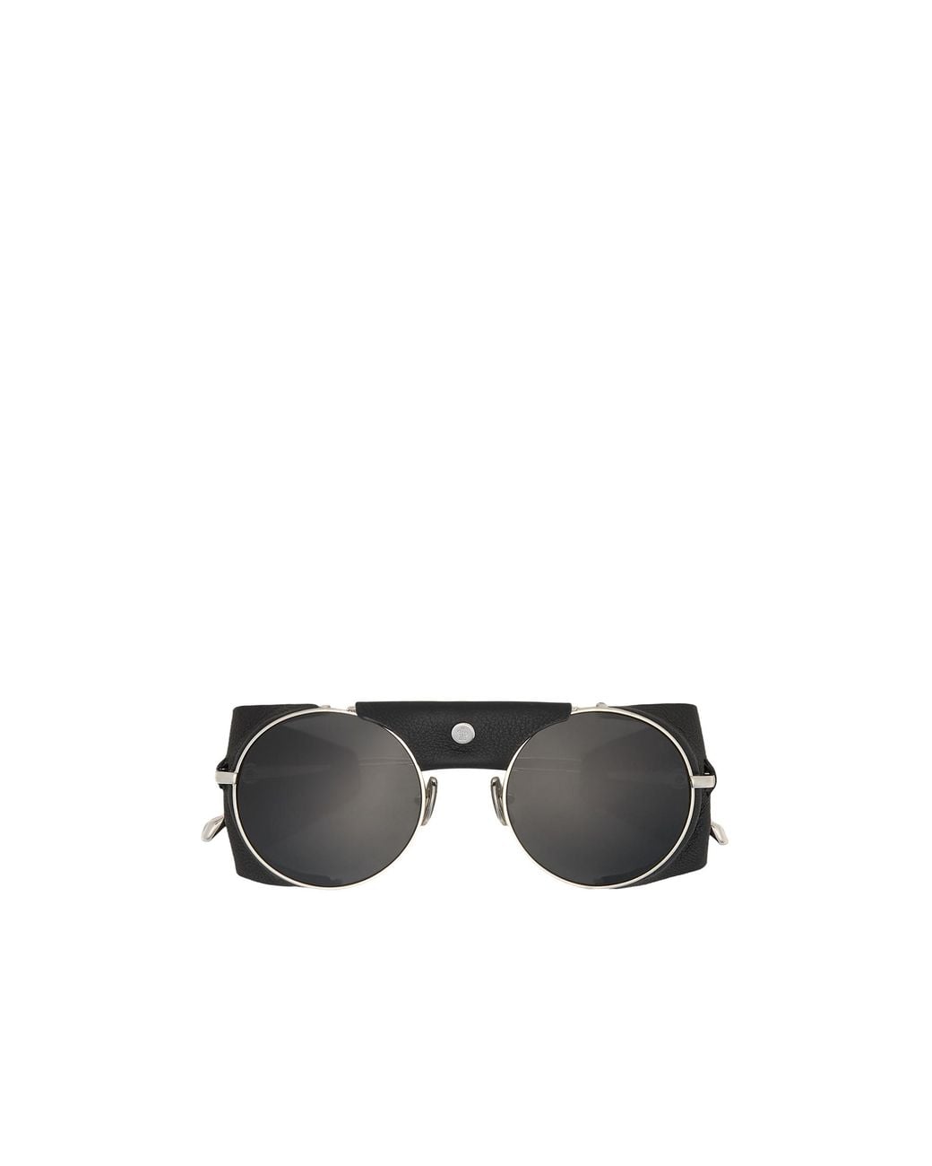 Moncler Black Moncler Solix Round Sunglasses