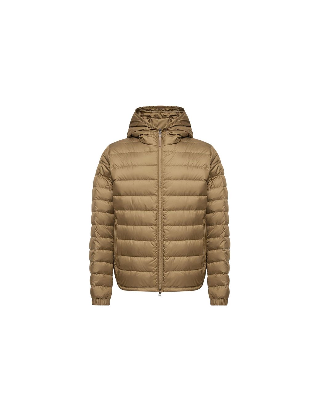 Moncler Natural Moncler Solienn Hooded Short Down Jacket for men