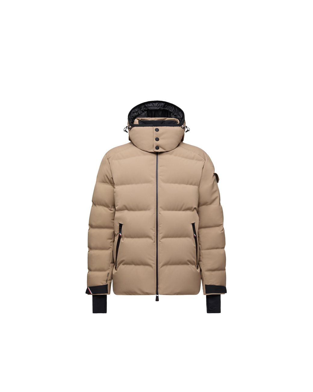 Moncler Natural Moncler Montgetech Hooded Insulated Ski Jacket for men