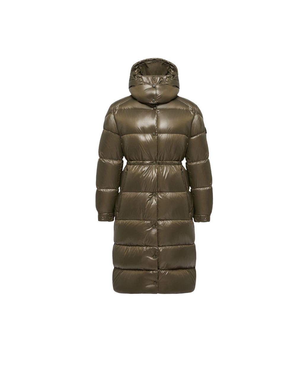 Moncler Green Moncler Cavettaz Hooded Long Down Jacket