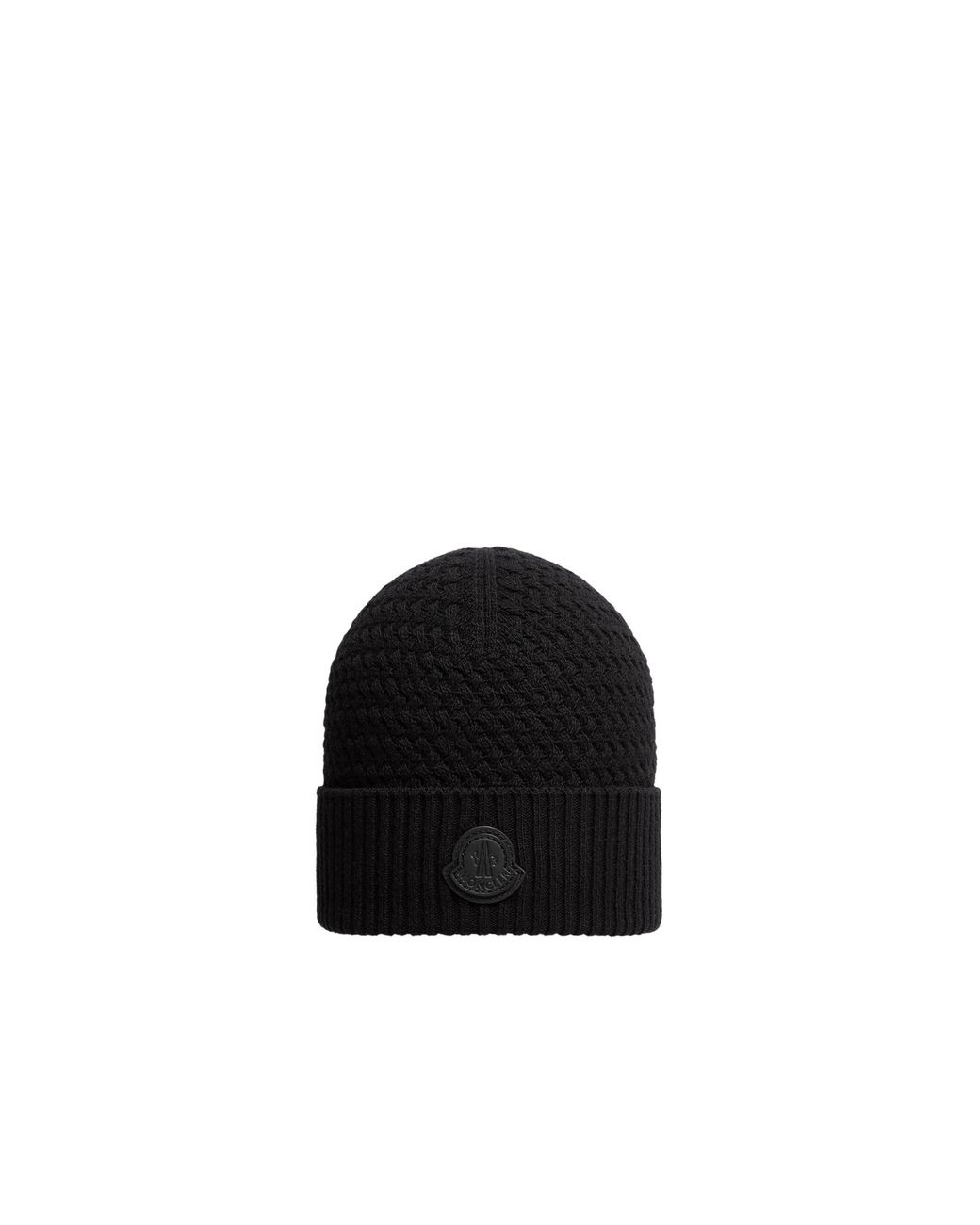 Moncler Black Moncler Cashmere Blend Beanie for men