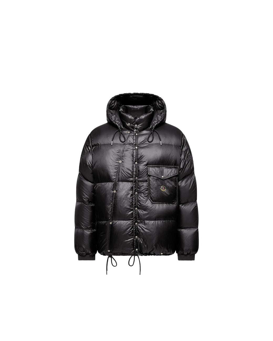 Moncler Black Moncler Karakorum Hooded Short Down Jacket