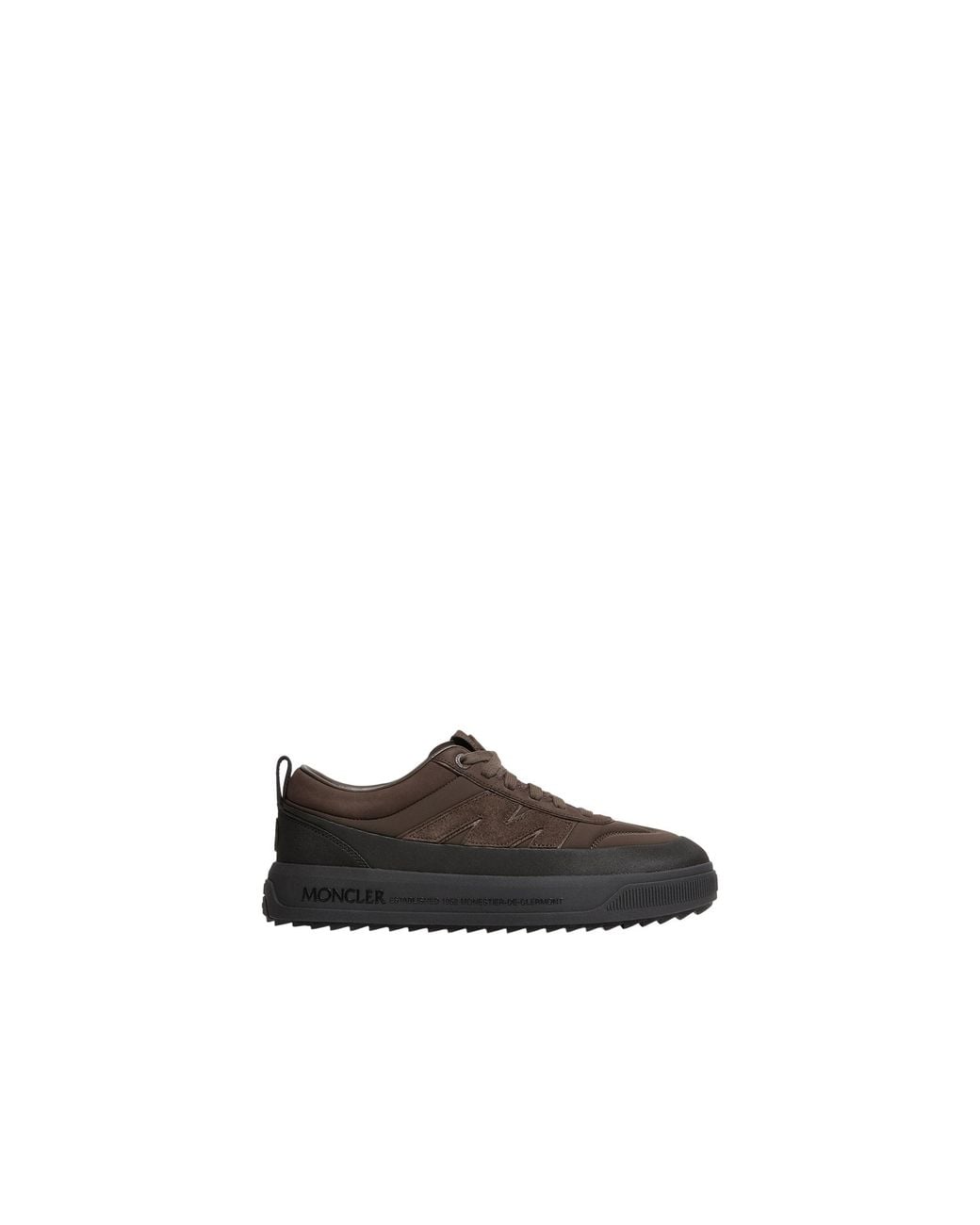 Moncler Black Moncler Altive Nubuck & Suede Trainers for men