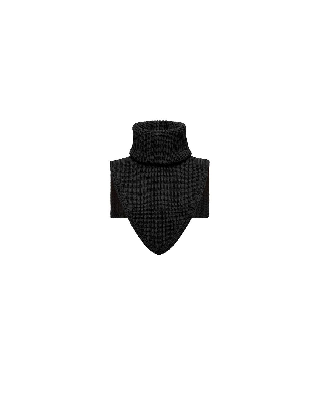 Moncler Black Moncler Wool Neck Warmer