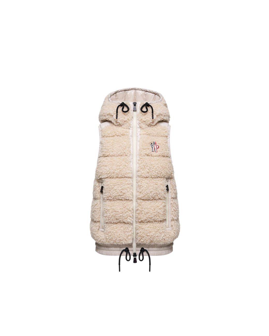 Moncler Natural Moncler Teddy Padded Gilet