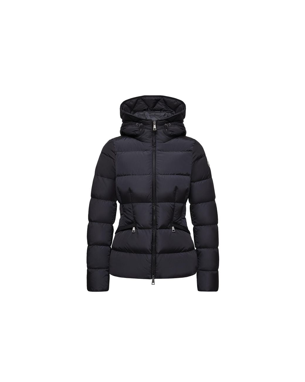 Moncler Blue Moncler Avoce Hooded Short Down Jacket