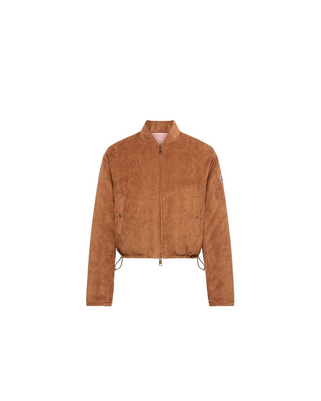 Moncler Brown Moncler Blageon Corduroy Reversible Down Jacket