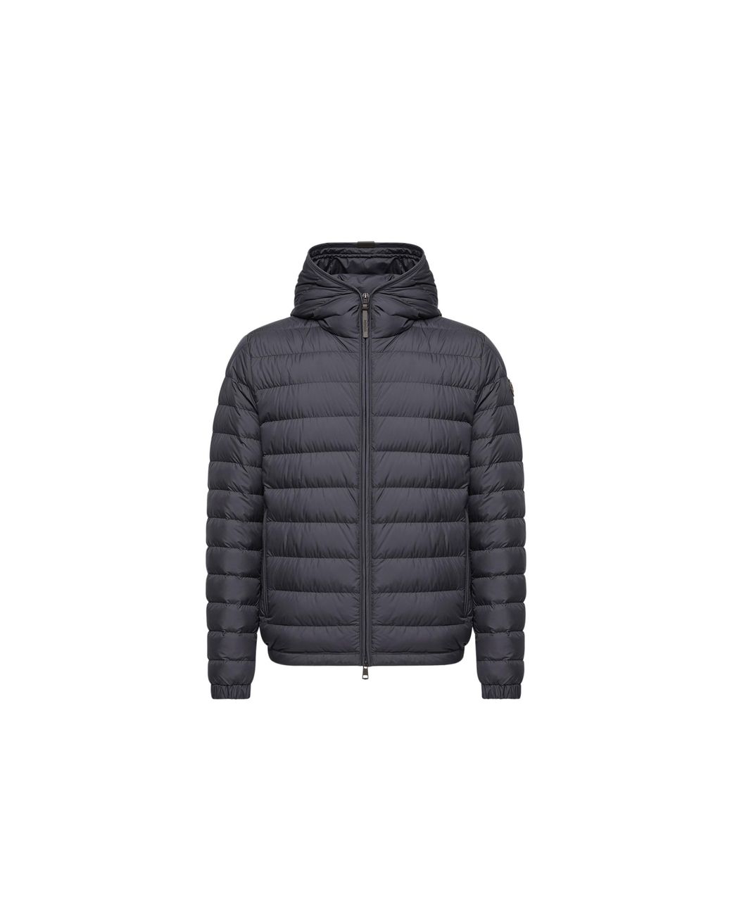 Moncler Blue Moncler Solienn Hooded Short Down Jacket for men