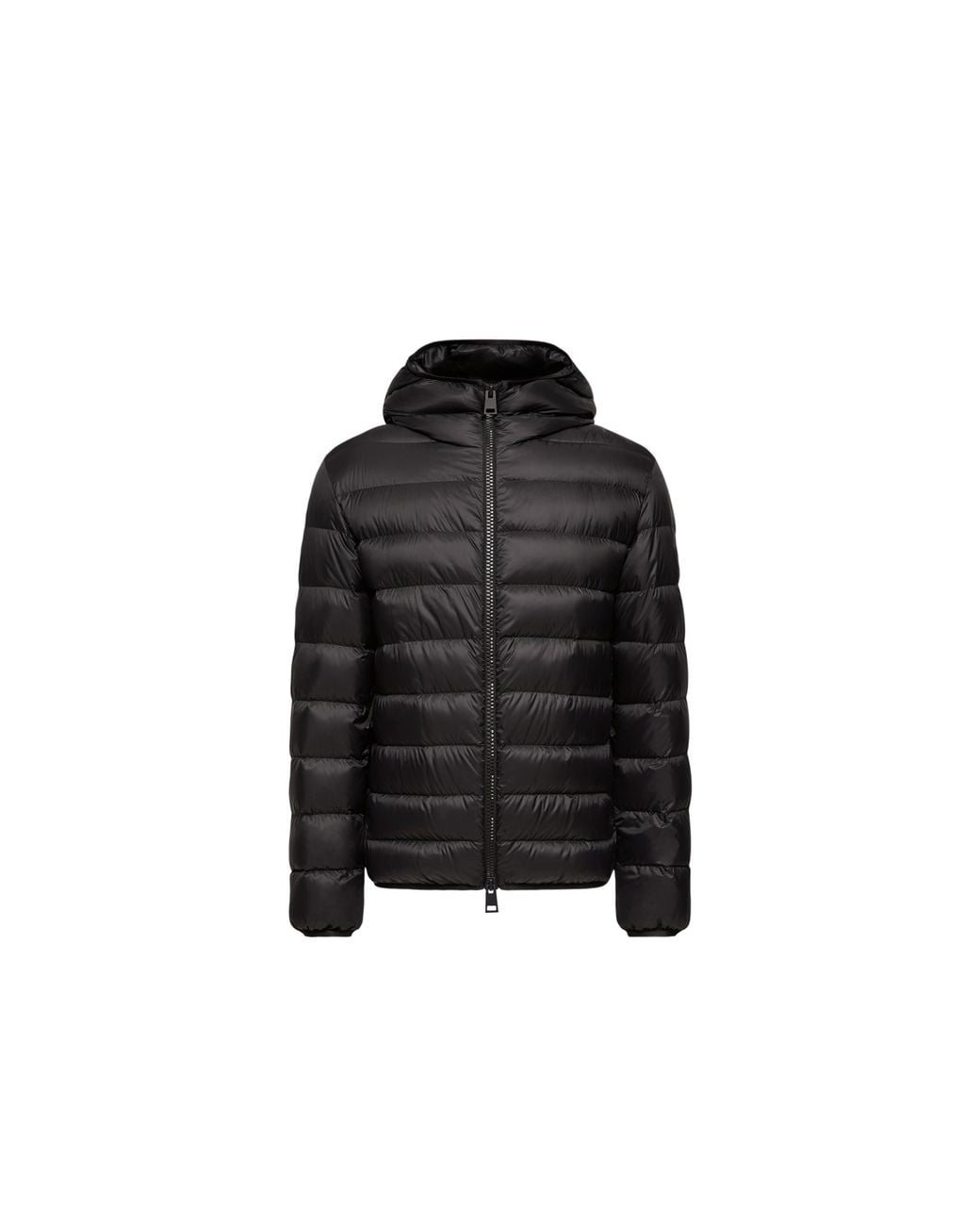 Moncler Black Moncler Alrai Hooded Short Down Jacket for men
