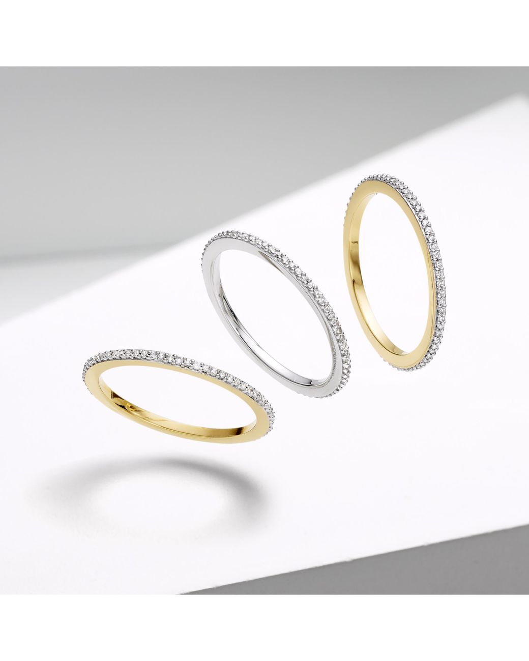 skinny gold eternity ring