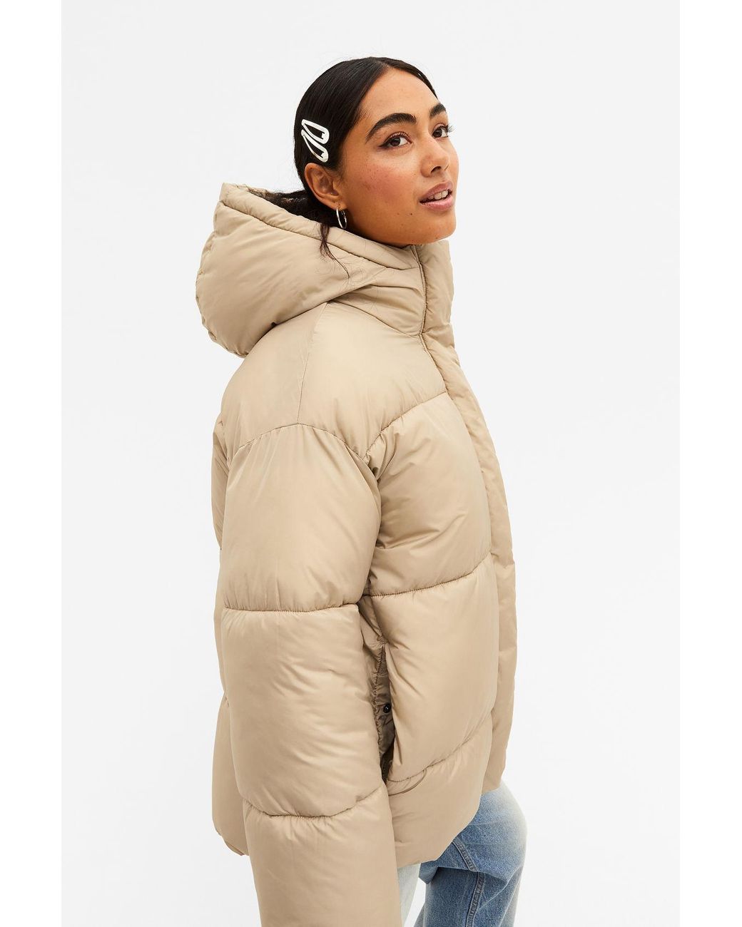 Oversized puffer coat clearance monki
