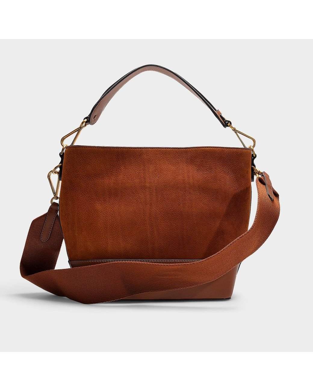 Ralph lauren nubuck deals leather hobo bag