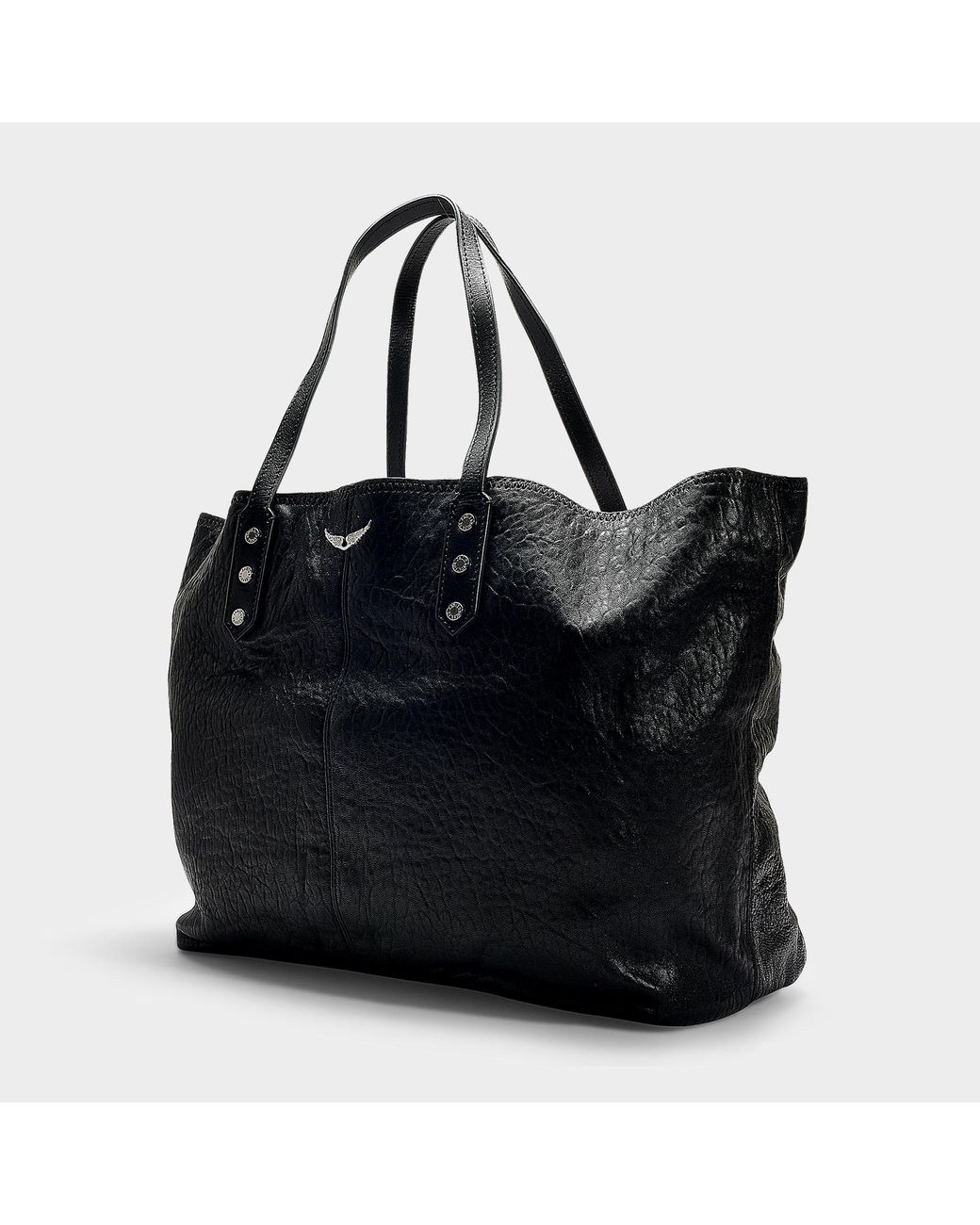 Zadig & Voltaire Mick Leather Tote in Black