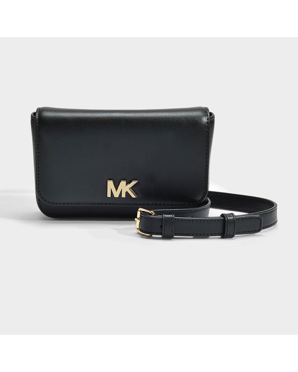 MICHAEL Michael Kors Mott Belt Bag In Black King Leather | Lyst