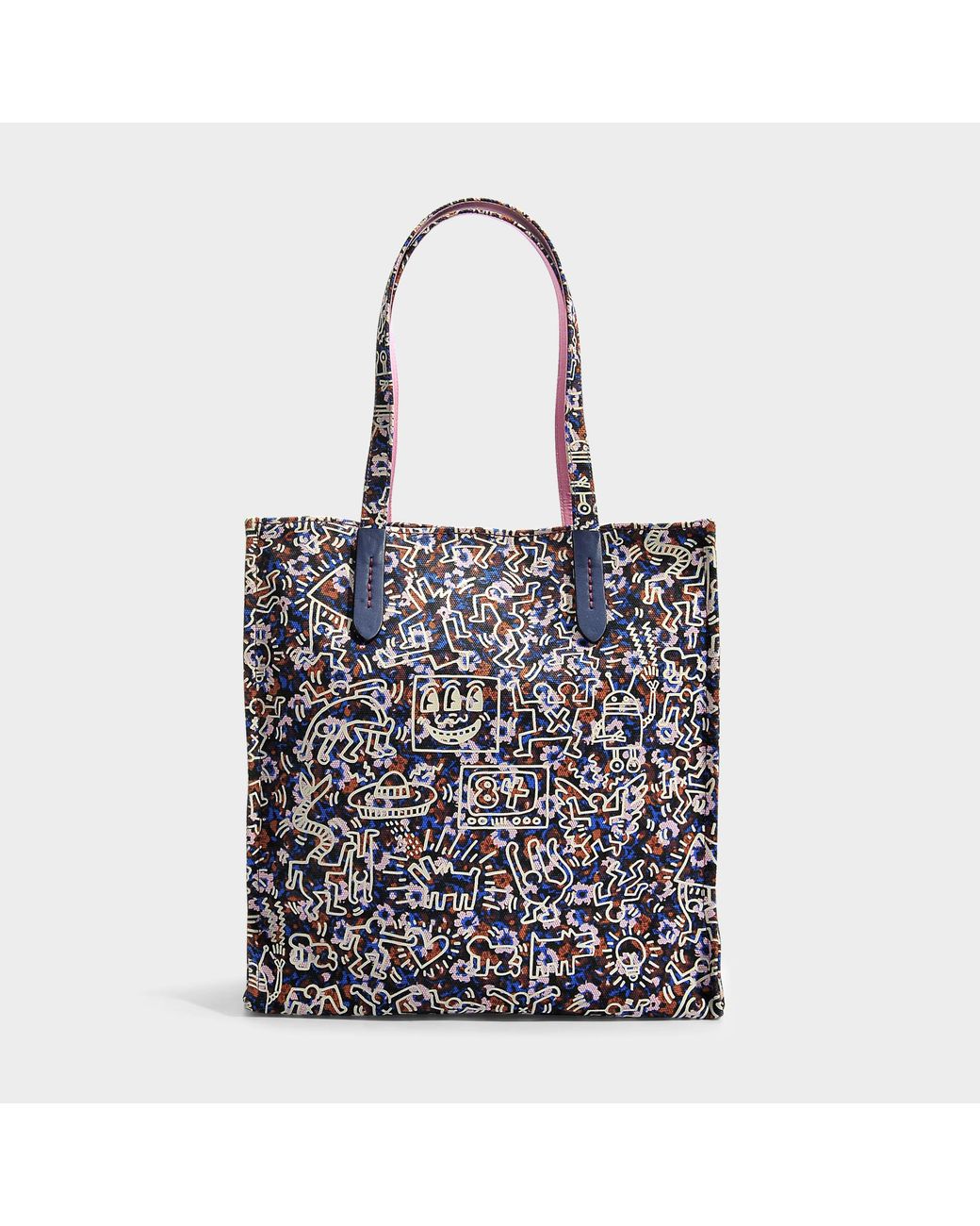 COACH Keith Haring Tote Bag In Dark Royal Canvas | Lyst
