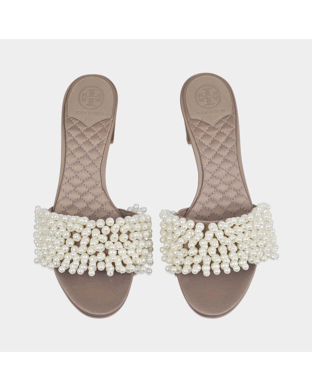 Tory burch pearl shoes cheap