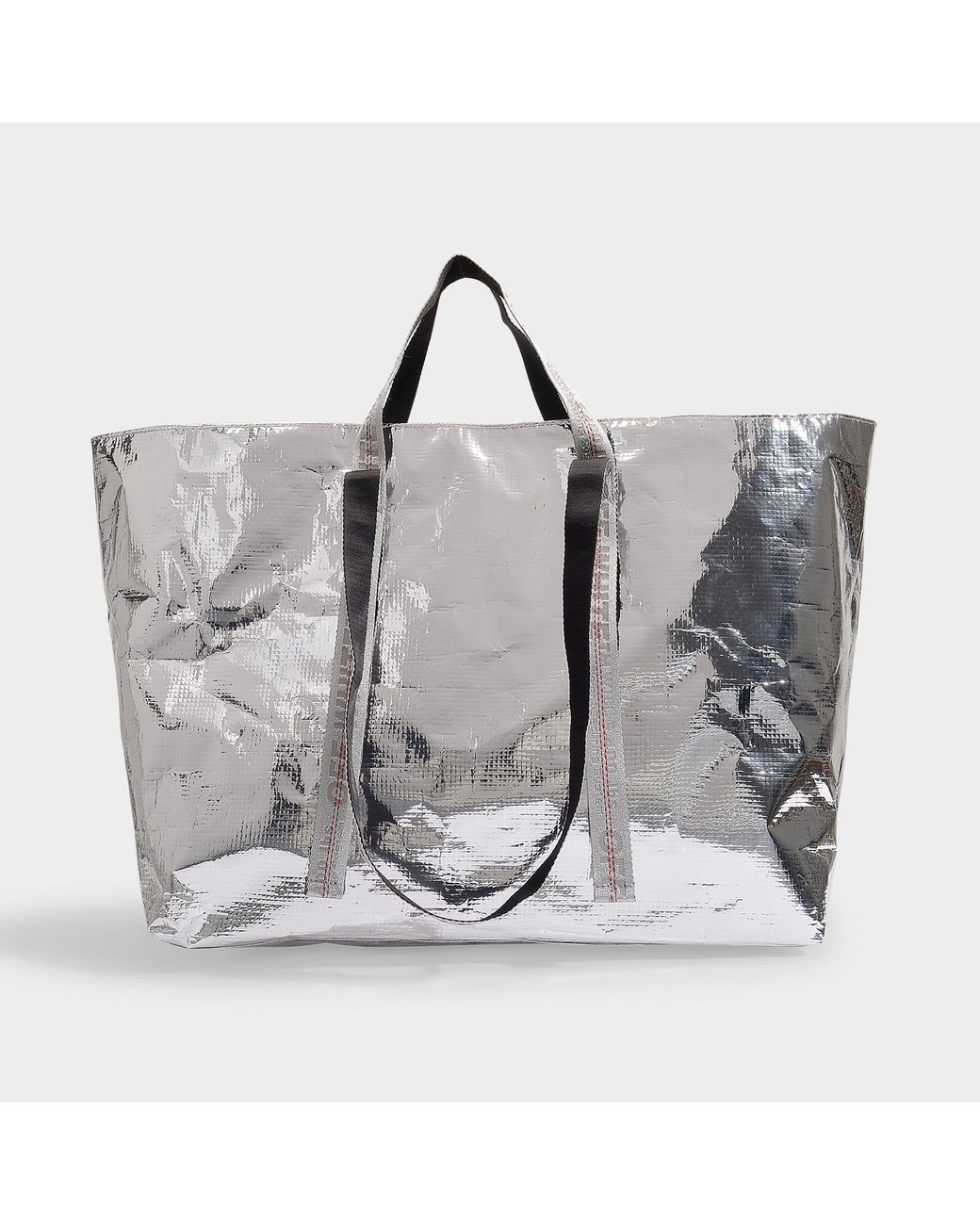 OFF-WHITE Arrows Tote Bag Black White in Polyethylene with Silver-tone - US