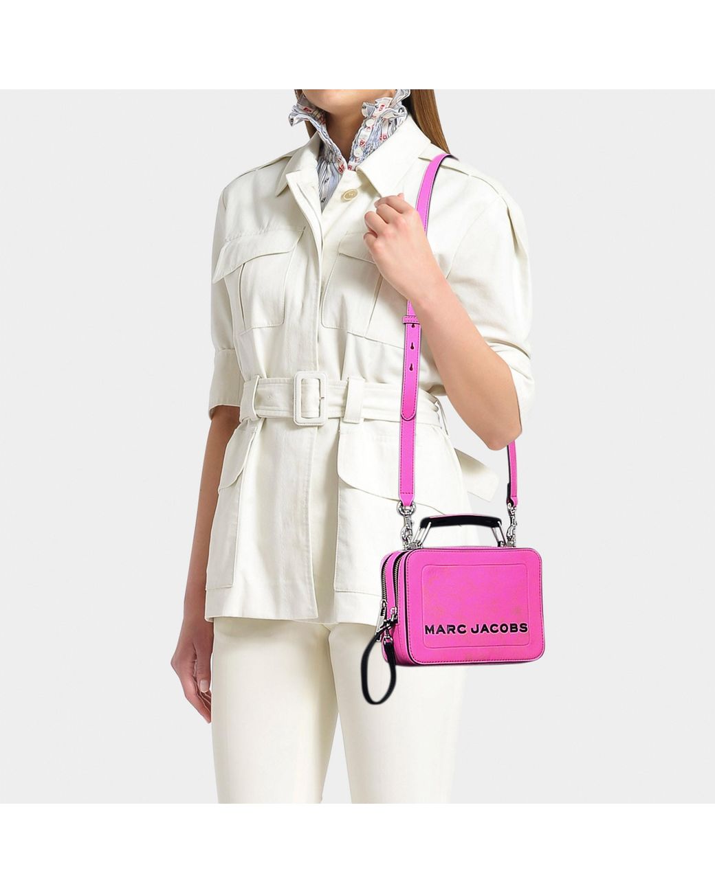 Marc jacobs pink box best sale bag