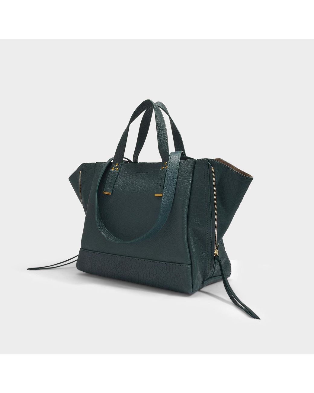 Jérôme Dreyfuss Georges Medium Bag In Green Leather