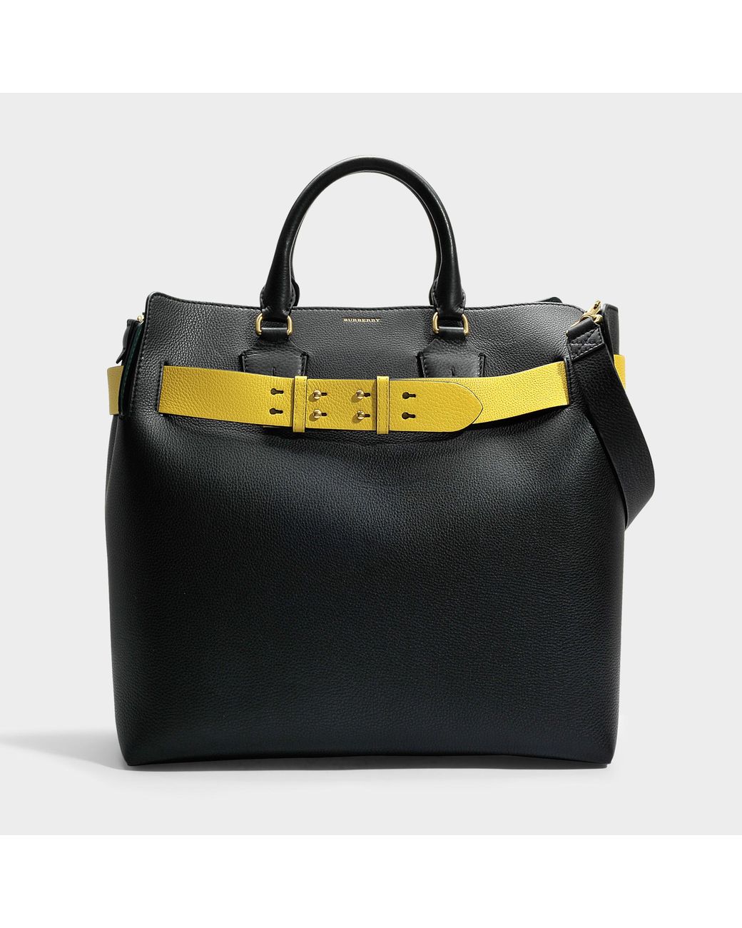 Burberry Large Belt Bag In Black Marais Leather Lyst