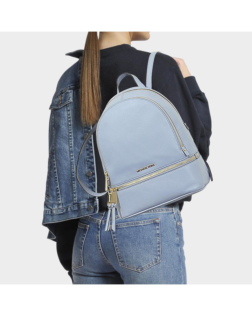Backpacks Michael Kors - Rhea mini blue backpack - 30T6GEZB1L414