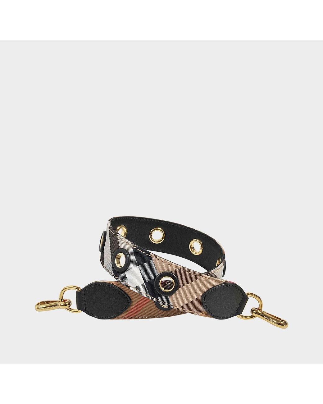 Burberry Buckle Bag Strap in Black | Lyst