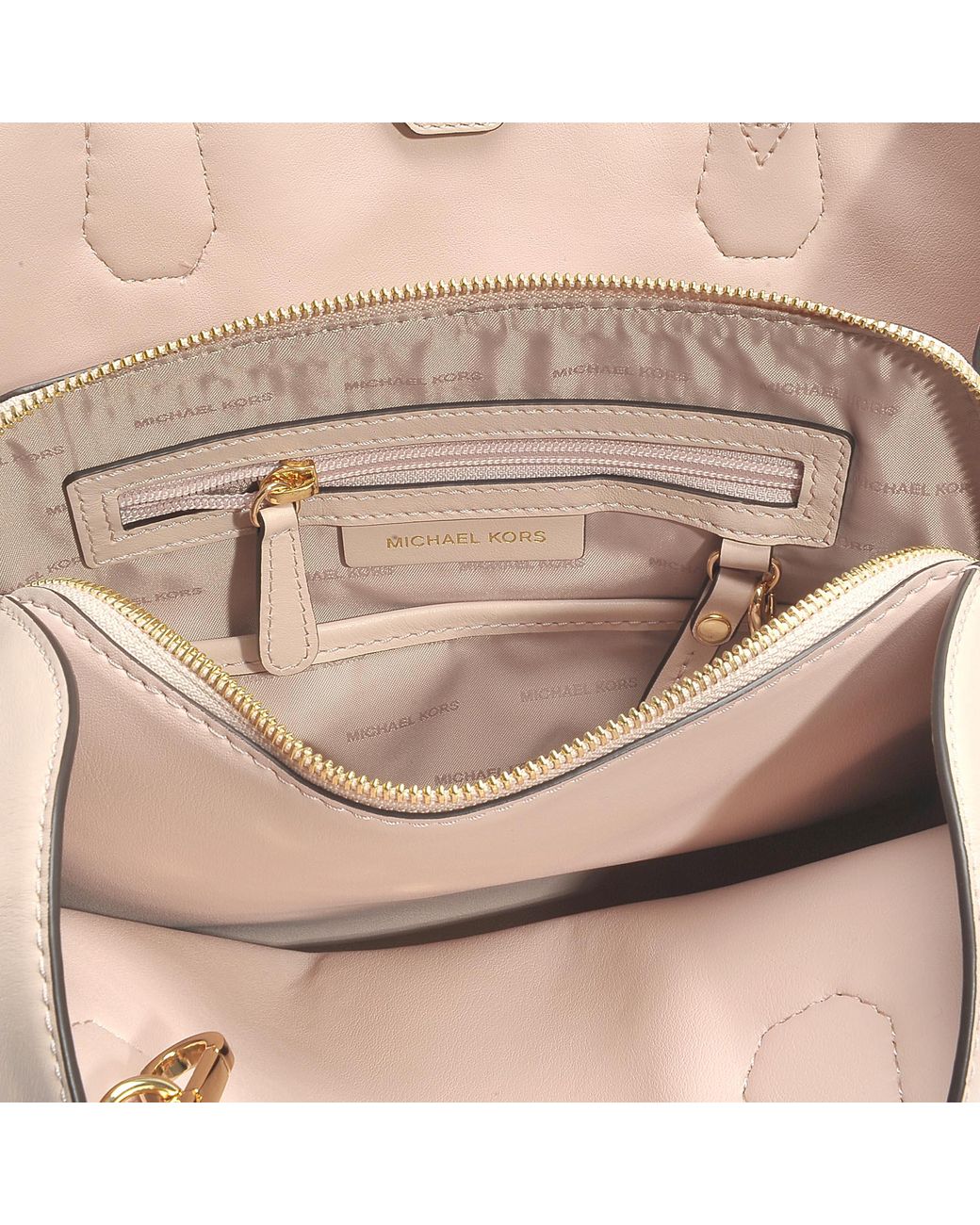 Michael Kors Light Pink Leather Small Mercer Tote