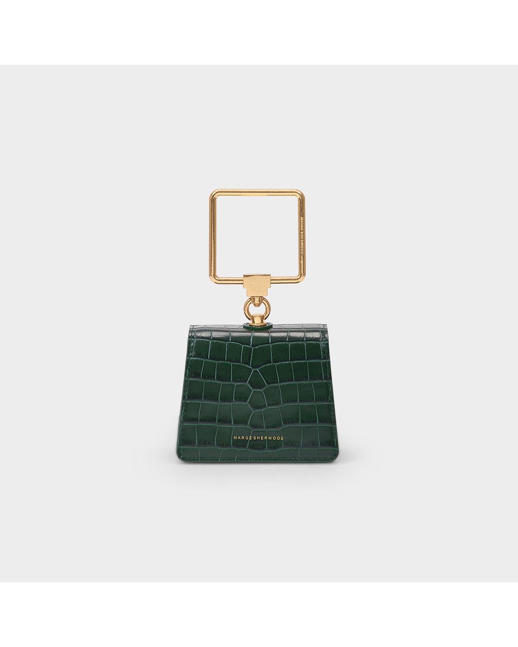 Marge Sherwood Vintage Brick in Green Croco, Fesyen Wanita, Tas & Dompet di  Carousell