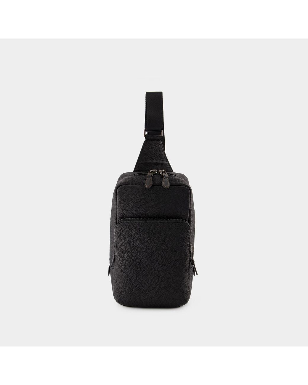 COACH Gotham Pack Crossbody Bag Black Leather for Men Lyst