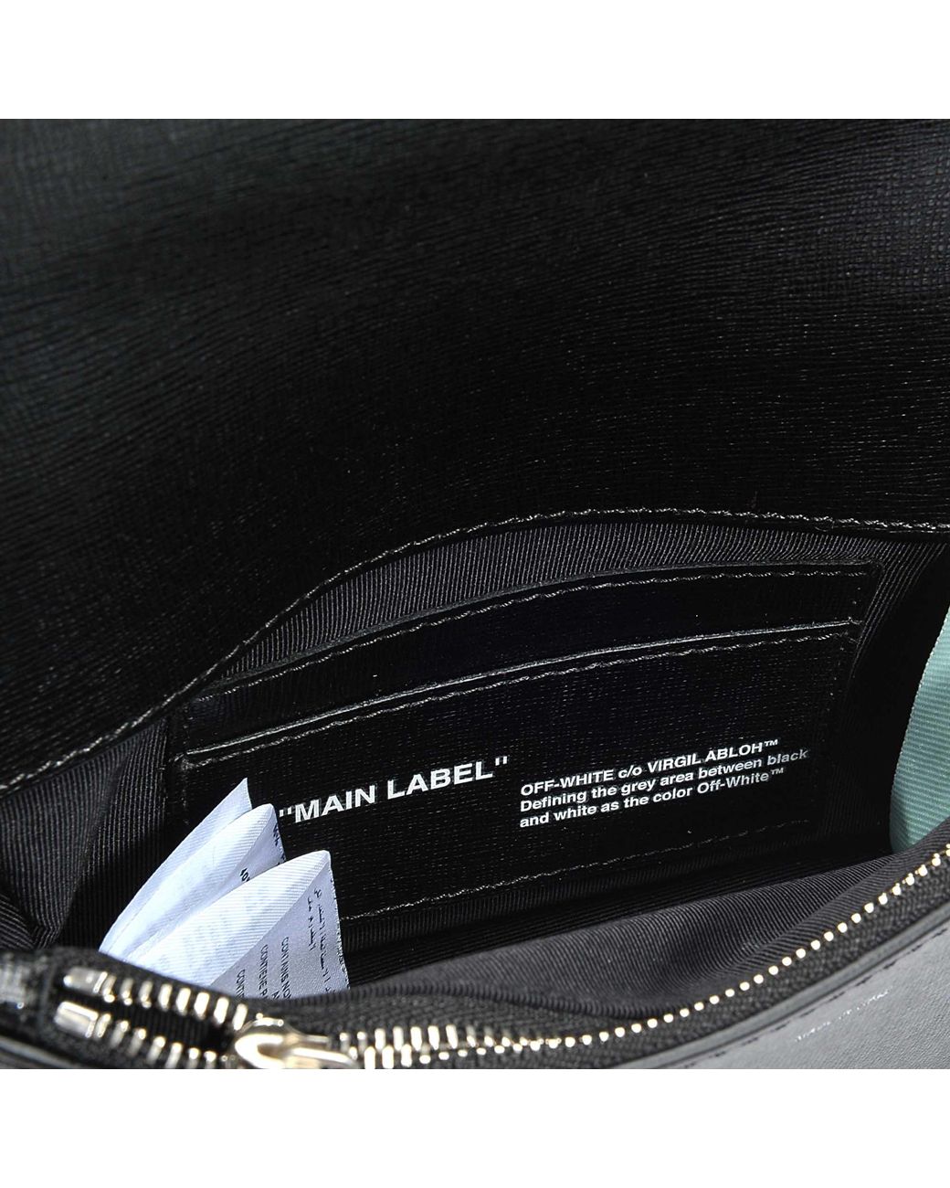 Off-White C/O Virgil Abloh Diag Embossed Soft Small Bag - Black -  SHOPEVERGREENE