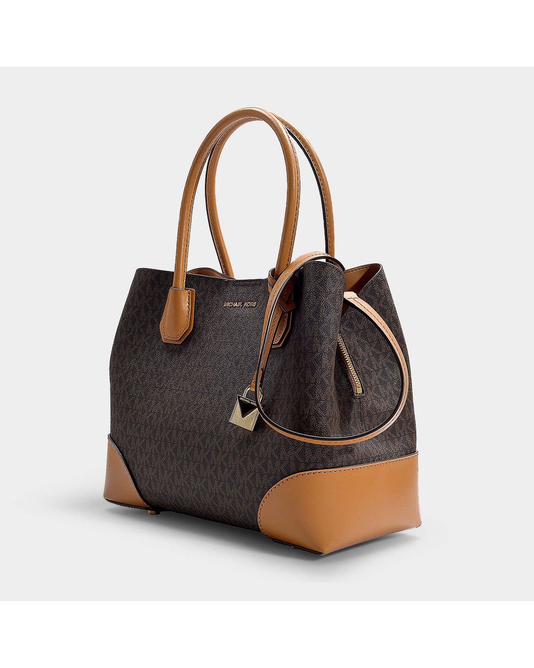 Michael michael kors mercer gallery canvas center clearance zip tote